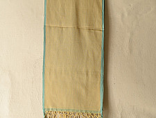 Mountain Loom ✜ Pure Cotton Handloom Scarf - Beige