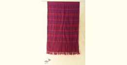 Kilmora | Hand Spun Woolen Purple Stole 