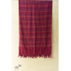 shop Handwoven Woolen Stole -  Magenta