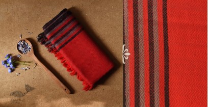 Kilmora | Hand Spun Woolen Stole - Red