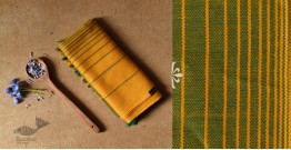 Kilmora | Handwoven Wool Stole - Yellow & Green