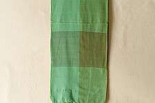 Mountain Loom ✜ Uttarakhand Handloom Cotton Scarf - Green 