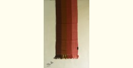 Cold Hands, Warm Heart.. Handwoven Wool Scarf in Color Shade of Brown