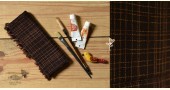 shop Handwoven woolen Muffler  - Dark Coffee Color