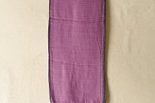 Mountain Loom ✜ Handwoven Cotton Scarf - Purple
