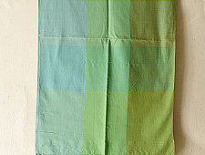 Mountain Loom ✜ Handloom Cotton Stole - Green Shaded