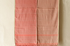 Mountain Loom ✜ Handloom Cotton Stole - Carrot Red