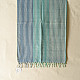 Buy Himalayan Handloom Cotton Stole Blue Stipes