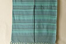 Mountain Loom ✜ Handloom Cotton Stole - Green