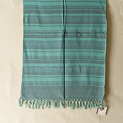 Mountain Loom ✜ Handloom Cotton Stole - Green