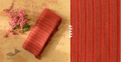 Stay Cozy | Handloom Woolen Shawl - Brick Red
