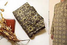 Advay : अद्वय  | Ajrakh printed - Cotton long kurta - 5