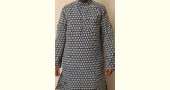 Advay : अद्वय  | Ajrakh printed - Cotton long kurta - 8