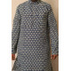 Advay : अद्वय  | Ajrakh printed - Cotton long kurta - 8