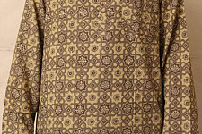 Advay : अद्वय  | Ajrakh printed - Cotton long kurta - 5