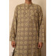 Advay : अद्वय  | Ajrakh printed - Cotton long kurta - 5