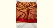 Handwoven Chanderi Silk Full Zari Saree - Red & Golden