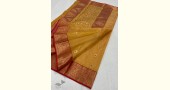 online shop handwoven chandri saree Mustard Yellow
