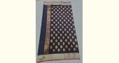 online shop handwoven chandri silk Black saree