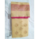 online shop handwoven chandri silk saree  Light Yellow