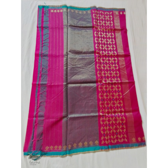 online shop handwoven chandri silk saree