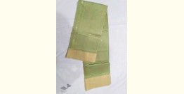 Padmapriya | Handwoven Chanderi saree - Light Green
