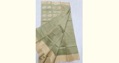 online shop handwoven chandri saree Light Green
