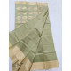 online shop handwoven chandri saree Light Green