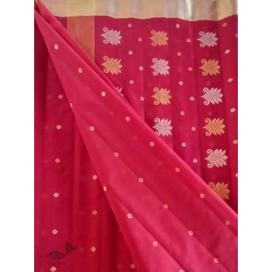 online shop handwoven chandri silk pink saree