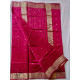 online shop handwoven chandri silk saree Rani-pink