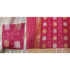 Padmapriya | Chanderi Silk - Handwoven Saree - 18