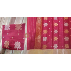 Padmapriya | Chanderi Silk - Handwoven Saree - 18