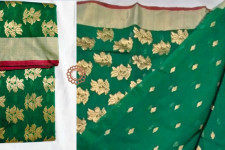 Padmapriya | Handwoven Chanderi Silk Full Jaal Saree