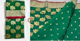 Padmapriya | Handwoven Chanderi Silk Full Jaal Saree