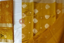 Padmapriya | Handwoven Chanderi saree - A