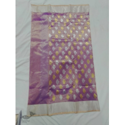 Padmapriya | Handwoven Chanderi Silk Saree - Purple