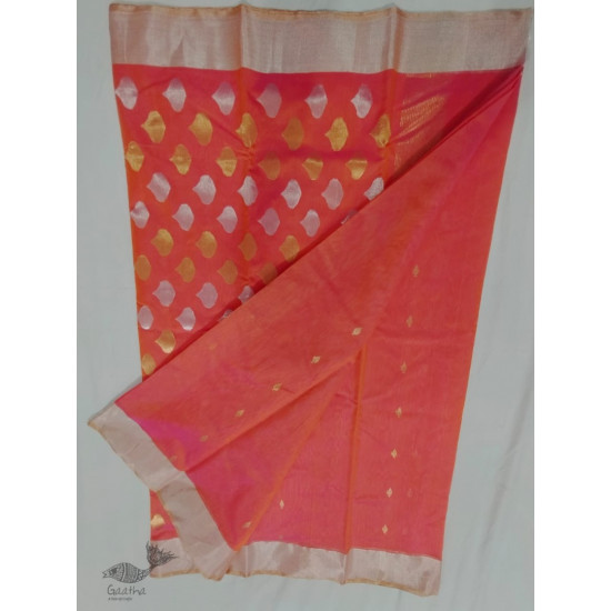 online Handwoven Chanderi Silk Dhup Chhaun Saree 