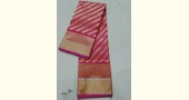 online Handwoven Chanderi Silk Rani Pink Saree 