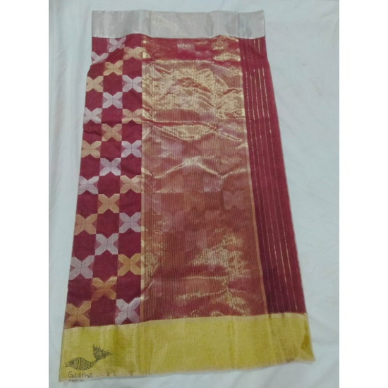 online Handwoven Full Jhaal Chanderi Silk Saree