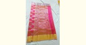 online Handwoven Chanderi Full Jaal Pink Saree