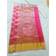 online Handwoven Chanderi Full Jaal Pink Saree