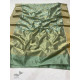 online Handwoven Chanderi Silk Saree - Pistachio Green 