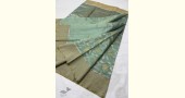 online Handwoven Chanderi Silk Saree - Pistachio Green 