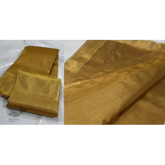 online Handwoven Chanderi Golden Zari Saree