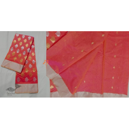 online Handwoven Chanderi Silk Dhup Chhaun Saree 