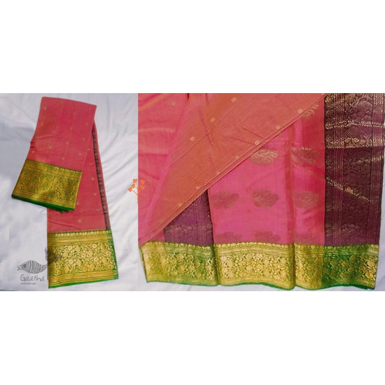 online Handwoven Chanderi Silk Saree 