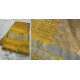 online Handwoven Chanderi Silk Saree - Yellow Zari Zik Zak