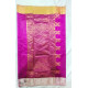 online Handwoven Chanderi Silk Magenta Saree 