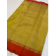 online Handwoven Silk - Chanderi Saree With Nandi Motif