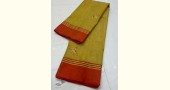 online Handwoven Silk - Chanderi Saree With Nandi Motif